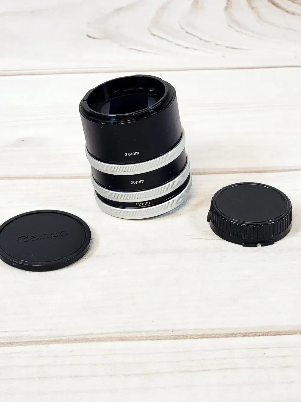 PRO Macro Lens Extension Tube Set (12mm, 20mm, 36mm Length) Canon FD